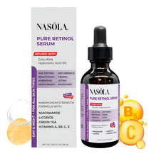 Cargar imagen en el visor de la galería, Nasola Suero De Retinol Reafirmante Puro Con Ácido