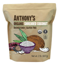 Cargar imagen en el visor de la galería, Anthonys Coco Triturado Orgánico 2 Lb Sin Azúcar Sin Gluten