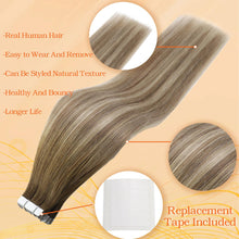 Cargar imagen en el visor de la galería, Full Shine Extensiones Cabello Humano Cinta 24" | Balayage x20