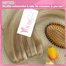 Cargar imagen en el visor de la galería, Youngsee Extensiones De Cabello Rubio Con Hilo Invisible 12