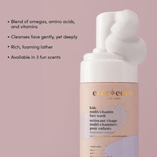 Cargar imagen en el visor de la galería, Evereden Lavado Facial Niños Jugo de Melón 3.4 fl oz | Multivitamínico | Plant-Based | Hipoalergénico | No Tóxico | Dermatológicamente Probado