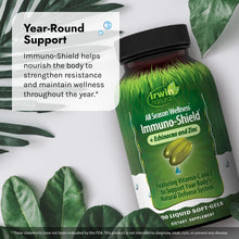 Cargar imagen en el visor de la galería, Irwin Naturals Immuno-Shield All Season Wellness 100 Cápsulas Blandas | Vitamina C + Zinc + Equíncea + Astrágalo + Aceite de Orégano | Inmunidad Todo el Año