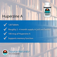 Cargar imagen en el visor de la galería, Source Naturals Huperzina A Para El Aprendizaje Y La