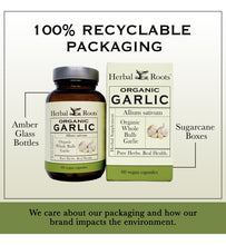 Cargar imagen en el visor de la galería, Herbal Roots Píldoras Orgánicas De Ajo De Bulbo Entero