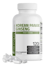 Cargar imagen en el visor de la galería, Bronson Panax Ginseng Coreano 1000 mg 120 Cápsulas | Energía + Memoria + Vitalidad