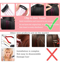 Cargar imagen en el visor de la galería, Paquete De 12 Piezas De Oropel Para El Cabello Kit De Oropel