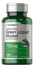 Cargar imagen en el visor de la galería, Horbäach Mejillón De Labios Verdes 750 Mg 120 Cápsulas