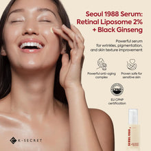 Cargar imagen en el visor de la galería, K-secret Seoul 1988 Suero Retiniano: Suero De Retinol Para