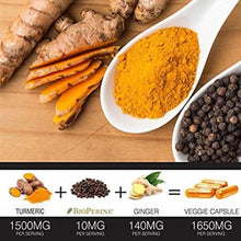 Cargar imagen en el visor de la galería, Curcumina De Cúrcuma Con Pimienta Negra Y Jengibre Bioperine
