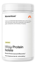 Cargar imagen en el visor de la galería, Momentous Essential Proteína Suero Aislada | 24 Porciones | Certificado NSF | Sin Gluten | Chocolate
