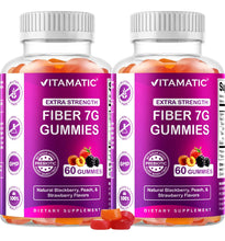 Cargar imagen en el visor de la galería, Vitamatic Gomitas Fibra Prebiótica FOS 7g Pack x2 | 120 Gomitas | Digestión