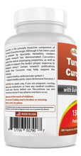 Cargar imagen en el visor de la galería, Best Naturals Curcumina De Cúrcuma 1500 Mg/porción Con