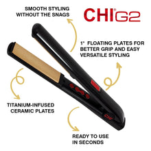 Cargar imagen en el visor de la galería, Chi Pro G2 Plancha Digital Con Cerámica Con Infusión De
