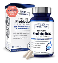 Cargar imagen en el visor de la galería, 1MD Nutrition Complete Probiotics Platinum | 51 Mil Millones UFC | 11 Cepas | 30 Cápsulas | Sin Lácteos