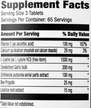 Cargar imagen en el visor de la galería, Elements Complejo Lisina 1500mg + Vitamina C + Equínacéa + Propóleos | Inmunidad | 195 Tabletas