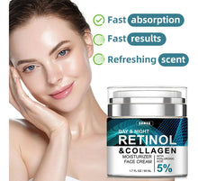 Cargar imagen en el visor de la galería, Crema Avanzada De Colágeno Con Retinol Para Cara Con 5% De