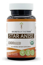 Cargar imagen en el visor de la galería, Secrets Of The Tribe Anís Estrellado 60 Cápsulas 1000 Mg