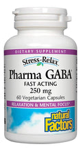 Cargar imagen en el visor de la galería, Natural Factors Stress-relax Pharma Gaba 250 Mg Apoyo Para