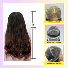Cargar imagen en el visor de la galería, Wow Braids Peluca Rizada Francesa Trenzada Sin Nudos Con