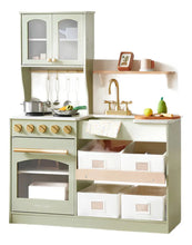 Cargar imagen en el visor de la galería, Tiny Land Play Kitchen For Kids Wooden Play Kitchen With Toy