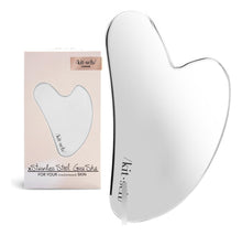 Cargar imagen en el visor de la galería, Kitsch Herramientas Faciales Gua Sha De Acero Inoxidable