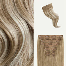 Cargar imagen en el visor de la galería, Luxy Extensiones Clásicas De Cabello Con Clip 100% Cabello