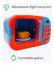 Cargar imagen en el visor de la galería, Boley Juego De Microondas Azul 11 Piezas De Luz Y Sonido