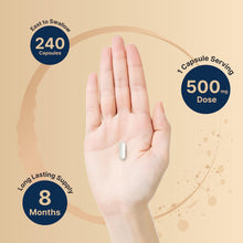 Cargar imagen en el visor de la galería, Naturebell Cápsulas De Glicinato De Magnesio De 500 Mg 240