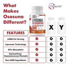 Cargar imagen en el visor de la galería, Liposomal Astaxanthin Supplement 24 Mg Maximum Absorption