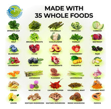 Cargar imagen en el visor de la galería, Whole Food Multivitamin Plus 90 Cápsulas Veganas | Vit A B C D K + Probióticos + CoQ10 + Cúrcuma | Hombres y Mujeres