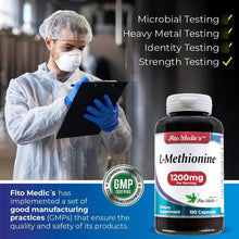 Cargar imagen en el visor de la galería, Fito Medics Laboratorio Metionina L Metionina 1200mg 150