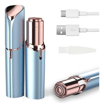 Cargar imagen en el visor de la galería, Depiladora Facial Eléctrica para Mujer Sin Dolor Recargable USB – Removedor de Vello para Rostro, Labios y Barbilla