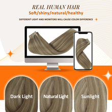 Cargar imagen en el visor de la galería, Full Shine Extensiones De Cabello Humano Lacio Remy Con