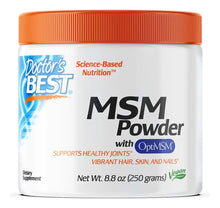 Cargar imagen en el visor de la galería, Doctors Best Polvo Msm Con Optimsm Sin Omg Vegano Sin Gluten