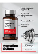 Cargar imagen en el visor de la galería, Horbäach Cápsulas De Sulfato De Agmatina De 1500 Mg 60