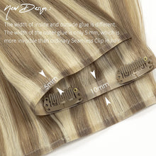 Cargar imagen en el visor de la galería, Lacer Extensiones De Cabello Humano Remy Con Clip De 22