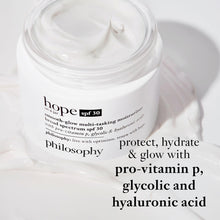 Cargar imagen en el visor de la galería, Philosophy Hope In A Jar Crema Hidratante Facial Multitarea