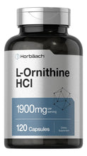 Cargar imagen en el visor de la galería, Horbäach L Ornitina Hcl 1900 Mg 120 Cápsulas