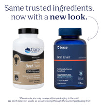 Cargar imagen en el visor de la galería, Trace Minerals Hígado de Res Ancestral | 3,000mg | 180 Cápsulas | Paleo y Keto | Sin Gluten