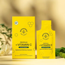 Cargar imagen en el visor de la galería, Beekeeper's Naturals Propóleos + Vitamina C Liposomal 1000mg | 12 Sobres
