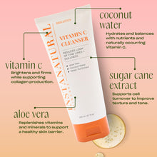 Cargar imagen en el visor de la galería, Gel Limpiador Facial Vitamina C + Aloe Vera + Té Verde | Antienvejecimiento