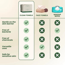 Cargar imagen en el visor de la galería, Clean Skin Club Bamboo Viscose Clean Towels Xl World 1st