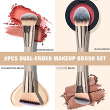 Cargar imagen en el visor de la galería, Brochas De Maquillaje De Base 2 Brochas De Maquillaje De