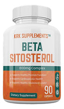 Cargar imagen en el visor de la galería, Krk Supplements 1 Botella De Beta Sitosterol 800mg Por