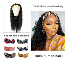 Cargar imagen en el visor de la galería, Nicmiss Peluca De Cabello Humano Ondulado Profundo Con