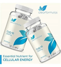 Cargar imagen en el visor de la galería, Clear Formulas Pure Coq10 200 Mg 200 Cápsulas Absorción