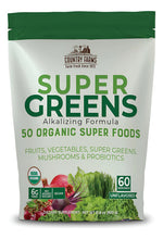 Cargar imagen en el visor de la galería, Country Farms Super Greens Sabor Natural 50 Súper Alimentos