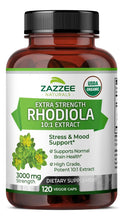 Cargar imagen en el visor de la galería, Zazzee Extracto Orgánico Usda 10:1 De Rhodiola 3000 Mg De
