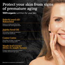 Cargar imagen en el visor de la galería, Pureance Suero De Retinol Bakuchiol Orgánico Para Cara Con