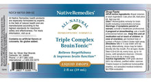 Cargar imagen en el visor de la galería, Native Remedies Tónico Cerebral Triple Complejo Fórmula